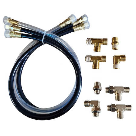Octopus Autopilot Drives 30" Hose And Fitting Kit, Including Orb And Npt OC17SUK42
